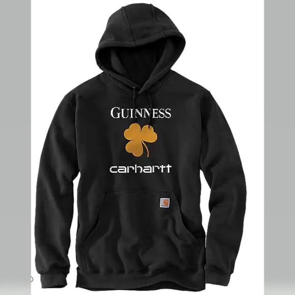 Carhartt x Guinness LIMITED EDITION Graphic Sweatshirt Black S NWT - Picture 2 of 11